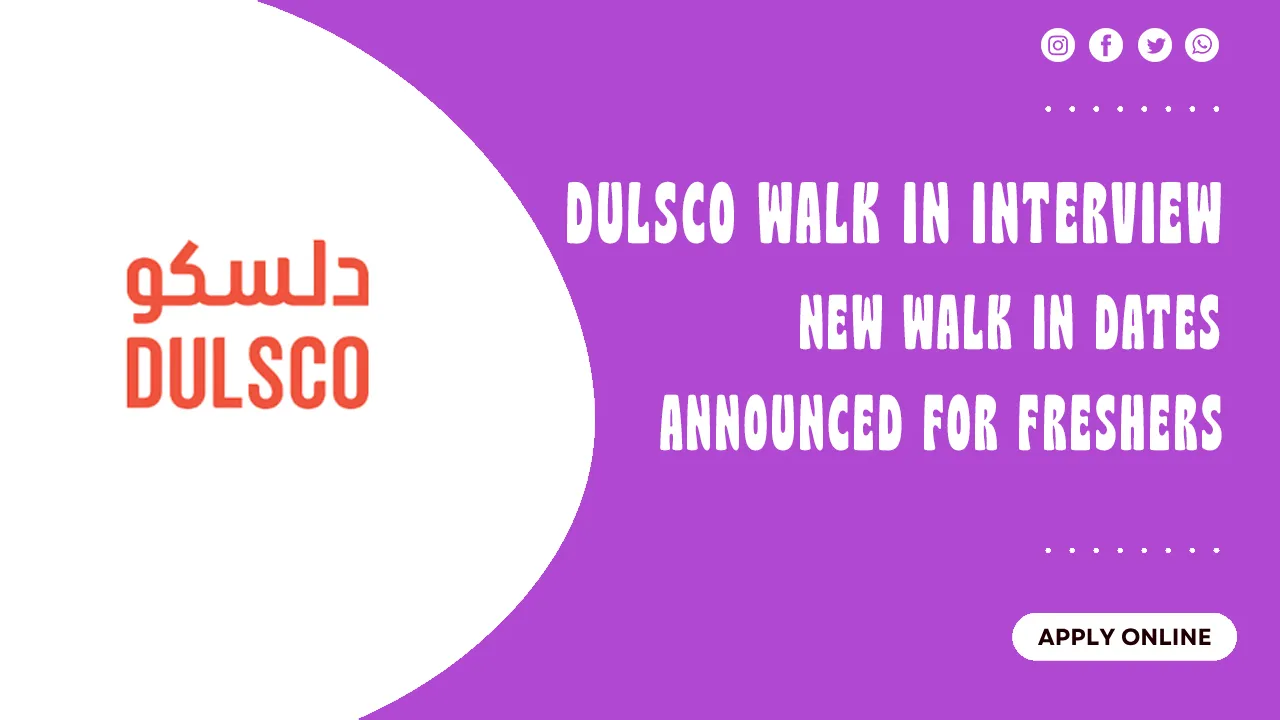 Dulsco Walk in interview