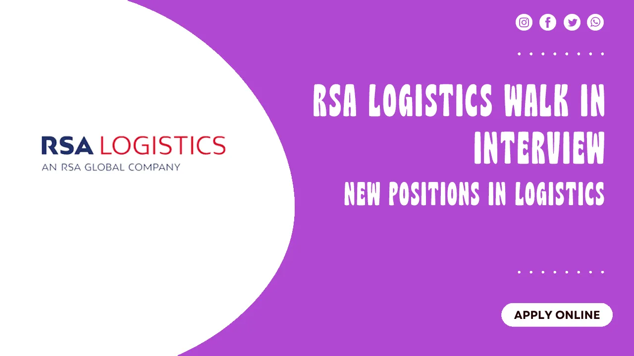 RSA Logistics Walk in interview